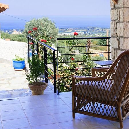Villa Sunset With Stunning Sea View, Kids Area And Hammocks On Roof Terrace Agia Triada Exteriör bild